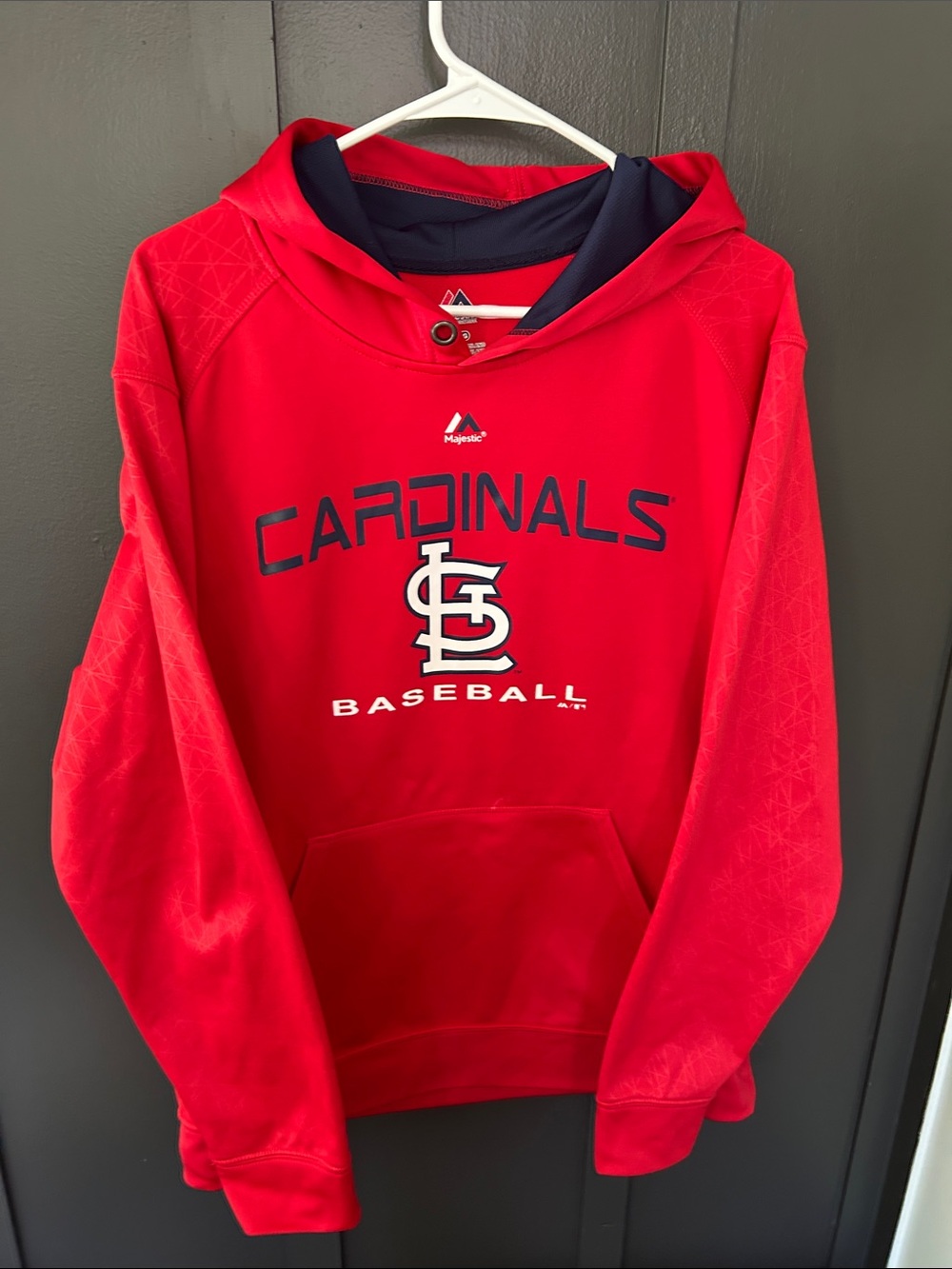 Majestic St. Louis Cardinals Red & Navy Hoodie